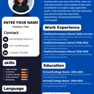 Dubai Resume Template – Skills-Focused Layout