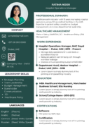 Pharmacist Resume Template Dubai 2026 — Clinical Clean | Canva Editable ATS-Friendly