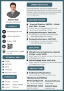 MEP Engineer Resume Template Dubai 2026 — Site Focus | Canva Editable ATS-Friendly