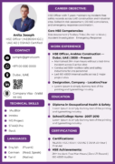 Project Manager Resume Template Dubai 2026 — Clean Professional | Canva Editable ATS-Friendly