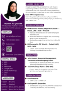 Marketing Manager Resume Template Dubai 2026 — Dynamic Bold | Canva Editable ATS-Friendly