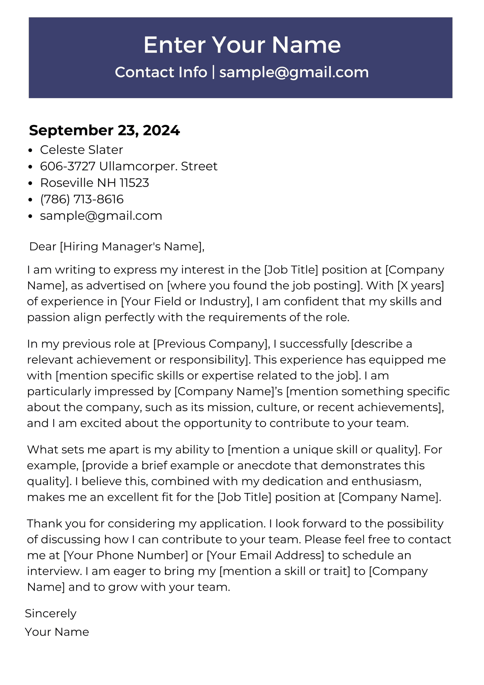 Dubai Resume Template – Executive Presence - Image 2