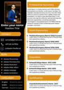 Dubai Resume Template – Crisp Professional Layout