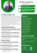 Dubai Resume Template – Versatile Professional CV