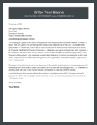 UAE construction manager cover letter template classic style Canva editable A4