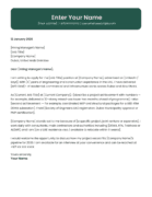 UAE site manager cover letter template contemporary design Canva editable A4