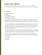 Dubai structural engineer cover letter template premium design Canva A4