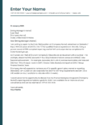 Dubai audit manager cover letter template contemporary style Canva A4