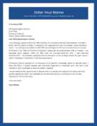 UAE marketing manager cover letter template professional style Canva A4